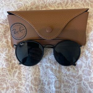 Ray Ban Round Double Bridge Sunglasses 51mm
